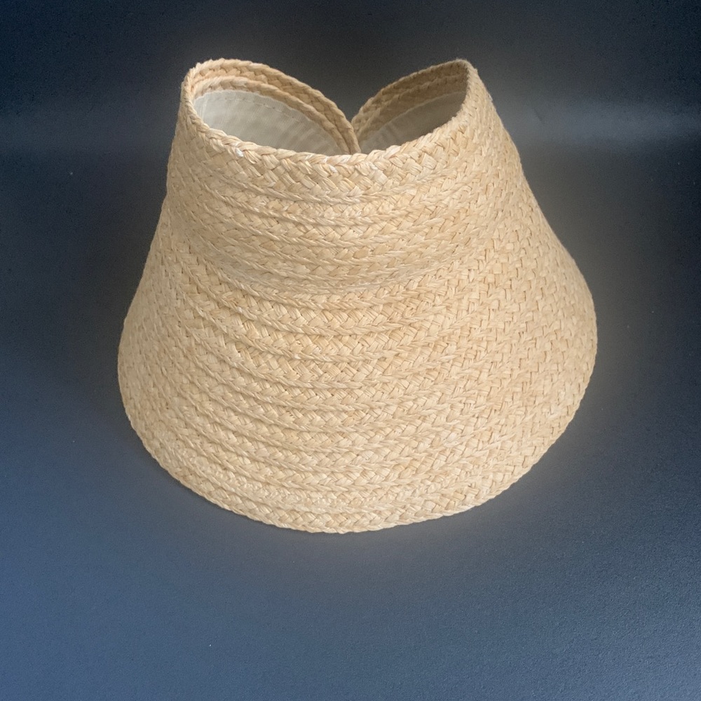 FURTALK Sun Visor Hat Straw Women Packable Ponytail Beach Hats Travel UPF 50+
